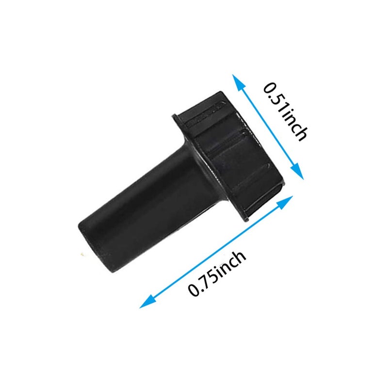 RddenIy 6 Pack On/Off Replacement Light Lamp Turn Switch Knobs, Black - Image 2